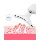 Massageador De Pescoço e Rosto LED Vibração Fototerapia Para Rejuvenescer Firmeza Anti-Rugas