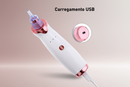 Removedor Cravos e Espinhas Extrator de Cravos Sucção a Vácuo Aparelho Recarregável Sugador Remove Acne