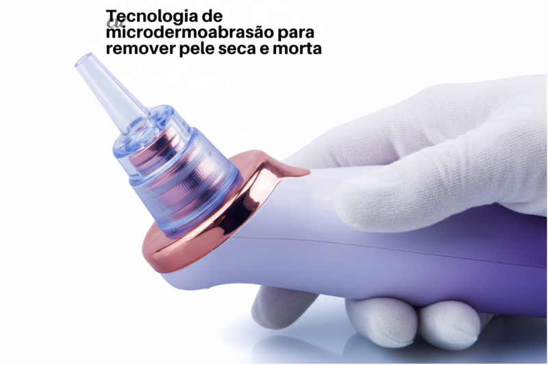 Removedor Cravos e Espinhas Extrator de Cravos Sucção a Vácuo Aparelho Recarregável Sugador Remove Acne