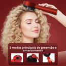 Escova Massagem Capilar com Aplicador de Couro Cabeludo Elétrico Luz Vermelha Estimula Crescimento